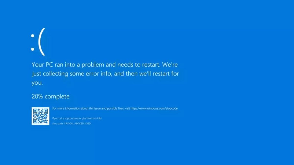 Windows Says Goodbye to the Blue Screen of Death After Nearly 40 Years