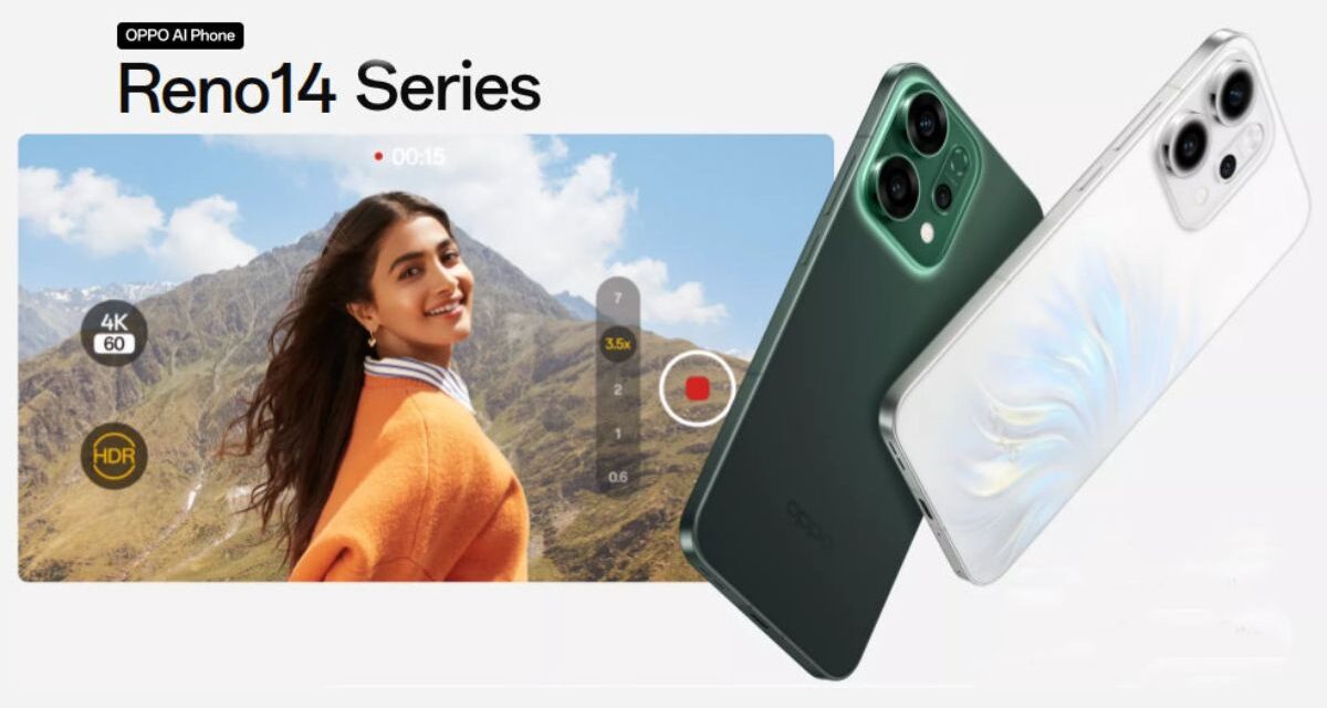 OPPO Reno14 and Reno14 Pro Launched in India Starting at ₹37,999