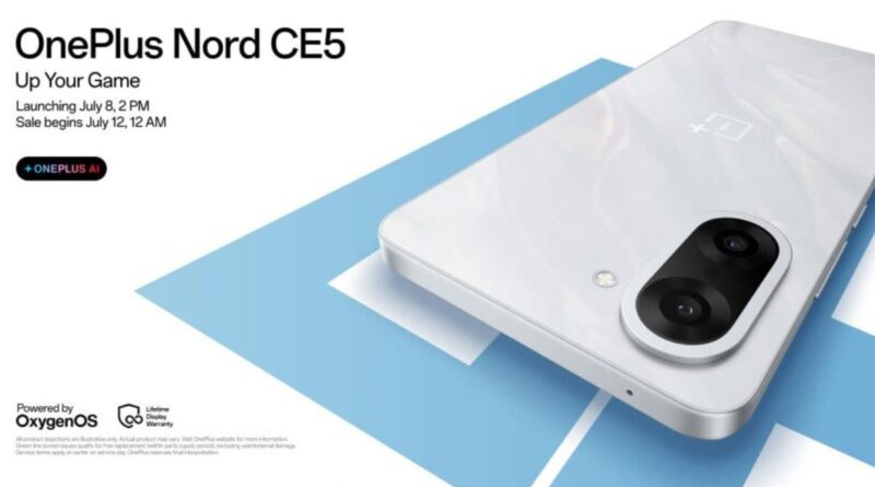 OnePlus Nord CE5 Confirmed with Dimensity 8350 Apex and 7100 mAh Battery