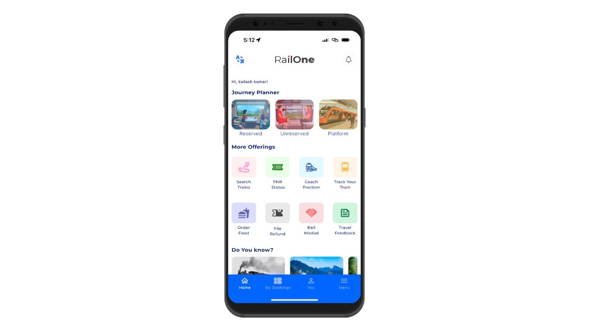 RailOne App Launched: What It Is and Why You Should Use It