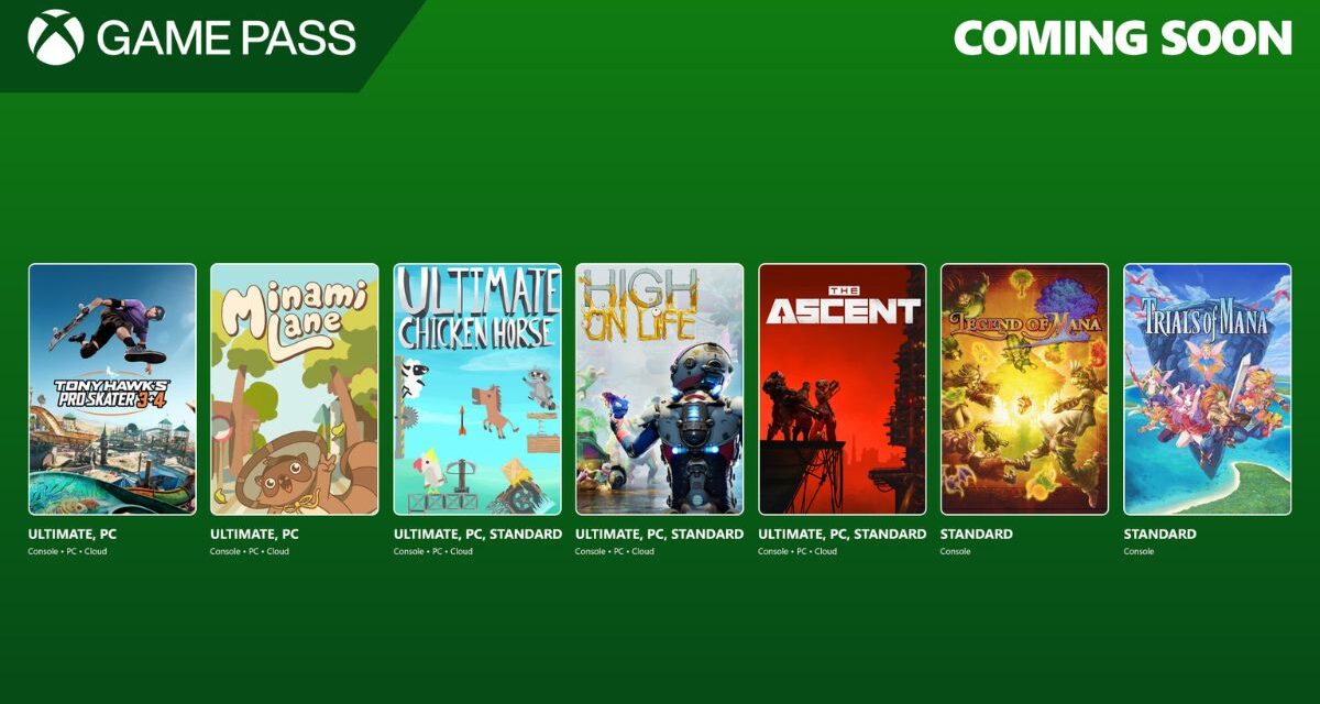 Tony Hawk’s Pro Skater 3 + 4 and More Coming to Xbox Game Pass in July