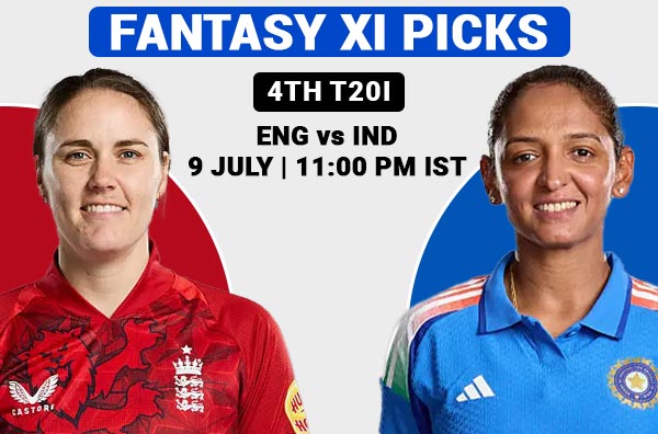 4th T20I: Fantasy XI Pics for England Women vs India Women