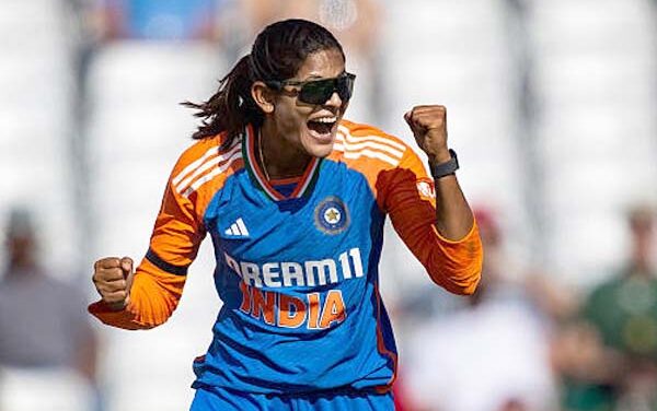 Radha Yadav Becomes Only the 2nd Indian Bowler After Deepti Sharma to 100 T20I Wickets Milestone