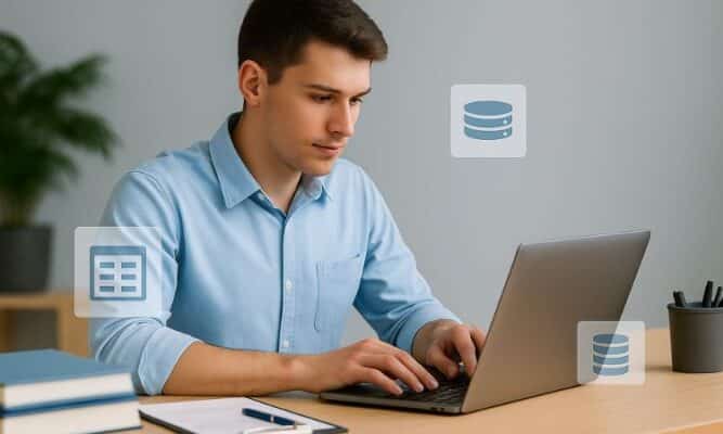 Data Entry Clerks processing information efficiently