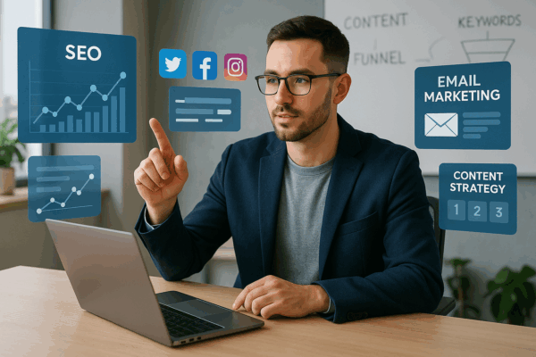 Expert Digital Marketing Strategist Creating Innovative Campaigns